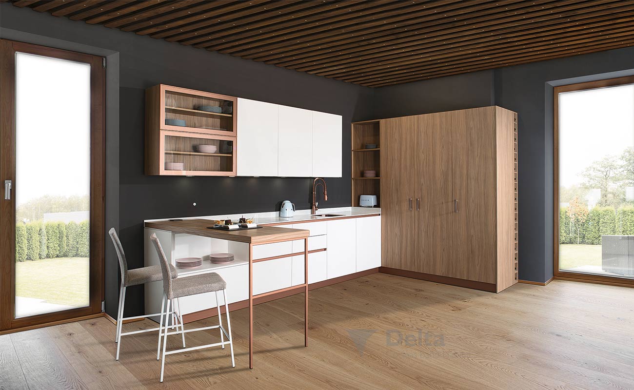 Modelos de cocinas en exposición y, si lo desea, diseños propios